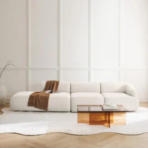 Versatile comfort redefined – the SOFIA XL ottoman with organic curves and modular design is the perfect extension to your living space