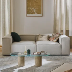 LENNON: The LANA console not only offers additional storage space but is also a decorative highlight that fits the LENNON dimensions perfectly.