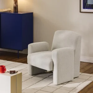 AVEN chair with clean lines, retro-inspired silhouette, and premium materials, designed for stylish comfort in living rooms, offices, or reading nooks