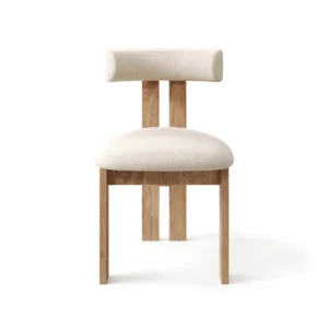 Blair Dining Chair with sleek silhouette, refined details, and plush ergonomic seating, styled for modern dining interiors.