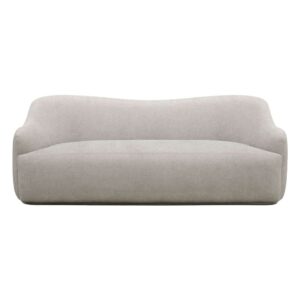 Orla three-seat sofa by Union Home, upholstered in linen blend performance fabric, sleek angular silhouette, sturdy frame, designed to match the Orla Swivel Chair