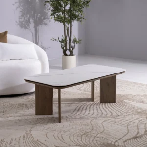 Arlo Modern Mixed-Wood Finish Coffee Table