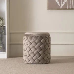 Braided Luxe -Ottomans