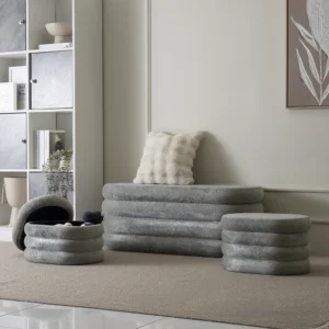 Channeled Luxe - Ottomans