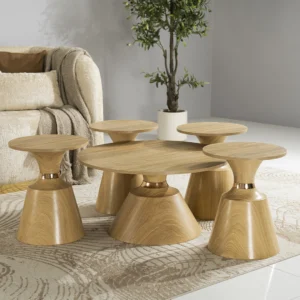 Sylvan Round-Coffee Table Set Of 5