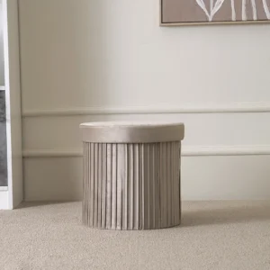 Fluted Luxe- Ottoman
