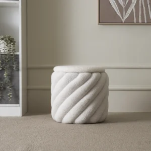 Swirl Bouclé- Ottoman